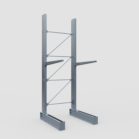 Cantilever Rack - Single Sided - Super Heavy Duty - Hot Dip Galvanized - Full Bay - Height 4877mm