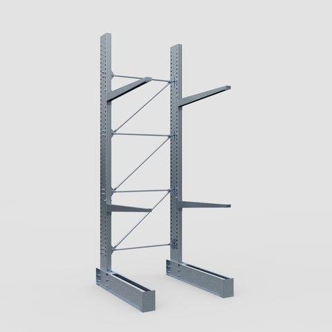 Cantilever Rack - Single Sided - Heavy Duty - Hot Dip Galvanized - Full Bay - Height 4572mm