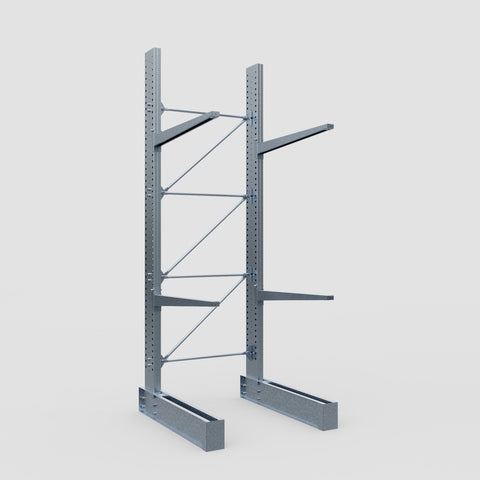 Cantilever Rack - Single Sided - Super Heavy Duty - Hot Dip Galvanized - Full Bay - Height 4877mm