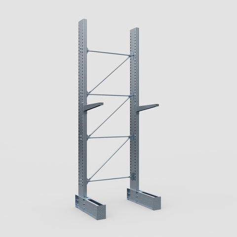 Cantilever Rack - Single Sided - Heavy Duty - Hot Dip Galvanized - Full Bay - Height 4572mm