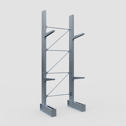 Cantilever Rack - Single Sided - Ultra Heavy Duty - Hot Dip Galvanized - Full Bay - Height 4877mm