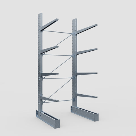Cantilever Rack - Single Sided - Super Heavy Duty - Hot Dip Galvanized - Full Bay - Height 4877mm