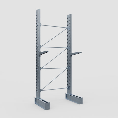 Cantilever Rack - Single Sided - Heavy Duty - Hot Dip Galvanized - Full Bay - Height 4572mm