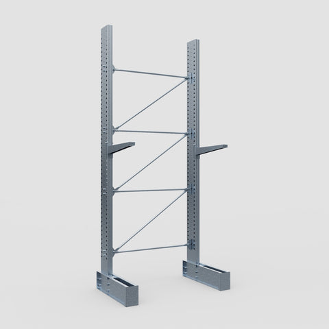 Cantilever Rack - Single Sided - Ultra Heavy Duty - Hot Dip Galvanized - Full Bay - Height 4877mm