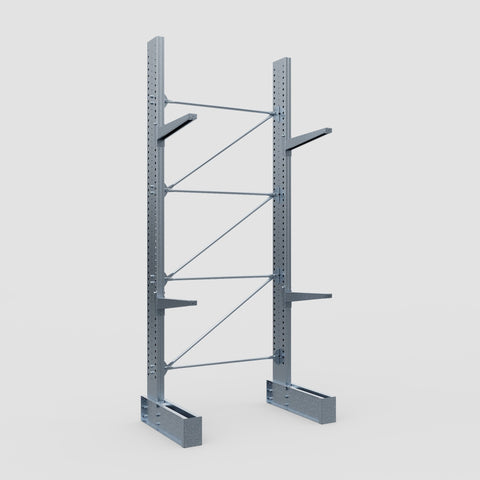 Cantilever Rack - Single Sided - Ultra Heavy Duty - Hot Dip Galvanized - Full Bay - Height 4877mm