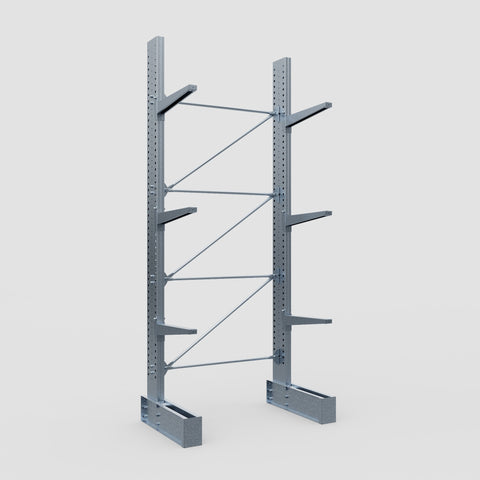 Cantilever Rack - Single Sided - Heavy Duty - Hot Dip Galvanized - Full Bay - Height 4572mm