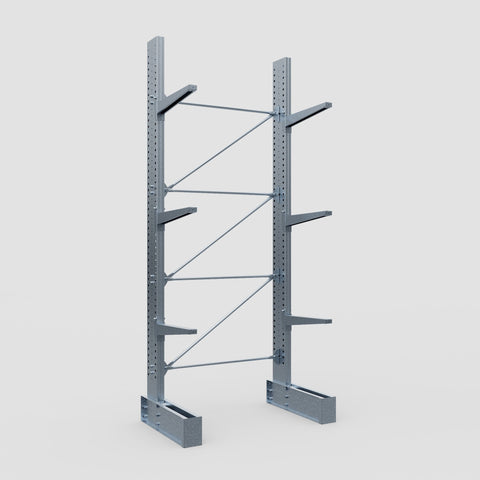 Cantilever Rack - Single Sided - Super Heavy Duty - Hot Dip Galvanized - Full Bay - Height 4877mm