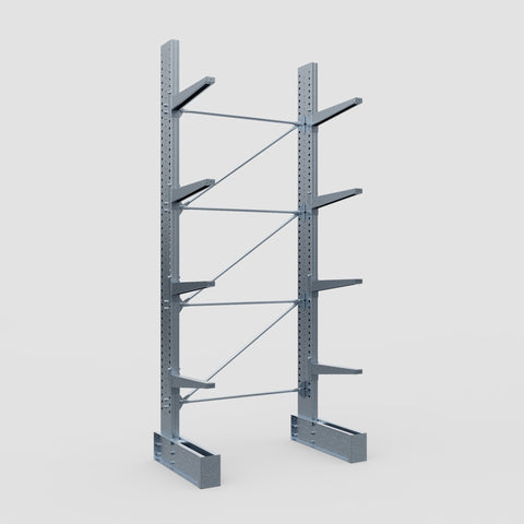 Cantilever Rack - Single Sided - Ultra Heavy Duty - Hot Dip Galvanized - Full Bay - Height 4877mm