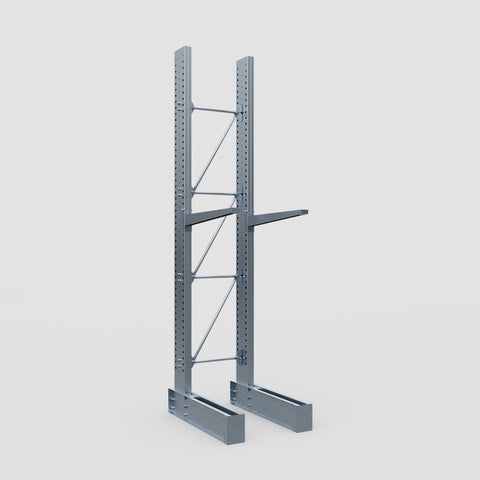 Cantilever Rack - Single Sided - Heavy Duty - Hot Dip Galvanized - Full Bay - Height 4572mm