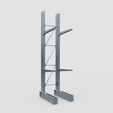 Cantilever Rack - Single Sided - Heavy Duty - Hot Dip Galvanized - Full Bay - Height 4572mm