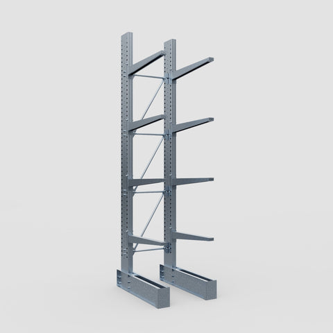 Cantilever Rack - Single Sided - Super Heavy Duty - Hot Dip Galvanized - Full Bay - Height 4877mm