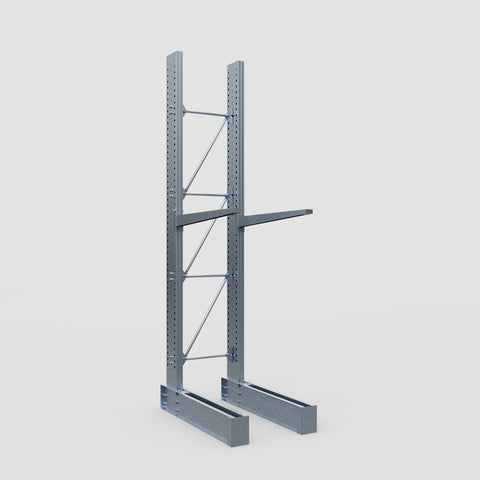 Cantilever Rack - Single Sided - Heavy Duty - Hot Dip Galvanized - Full Bay - Height 4572mm