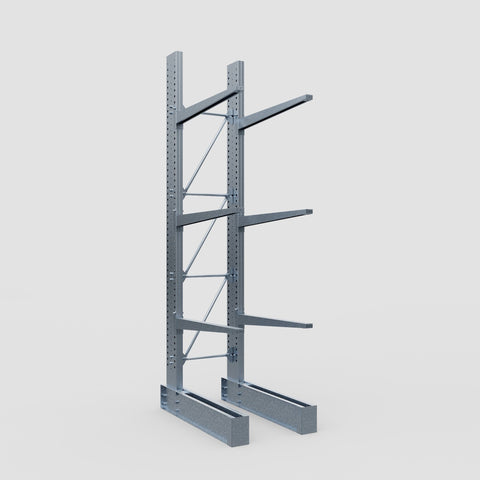 Cantilever Rack - Single Sided - Ultra Heavy Duty - Hot Dip Galvanized - Full Bay - Height 4877mm