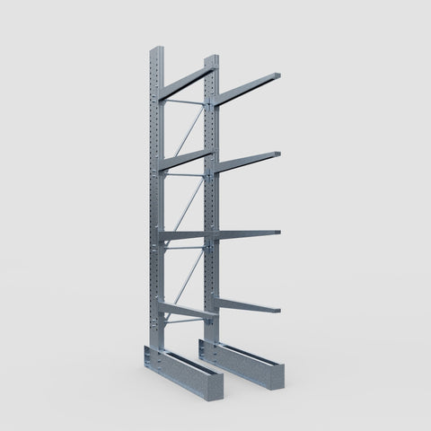 Cantilever Rack - Single Sided - Super Heavy Duty - Hot Dip Galvanized - Full Bay - Height 4877mm