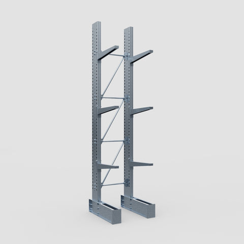 Cantilever Rack - Single Sided - Super Heavy Duty - Hot Dip Galvanized - Full Bay - Height 4877mm