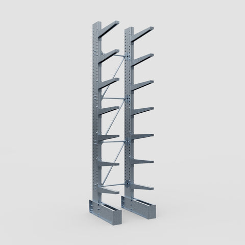 Cantilever Rack - Single Sided - Ultra Heavy Duty - Hot Dip Galvanized - Full Bay - Height 4877mm