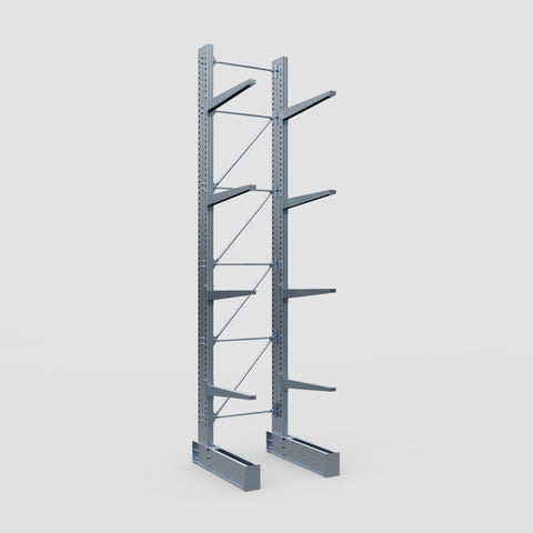 Cantilever Rack - Single Sided - Heavy Duty - Hot Dip Galvanized - Full Bay - Height 5791mm