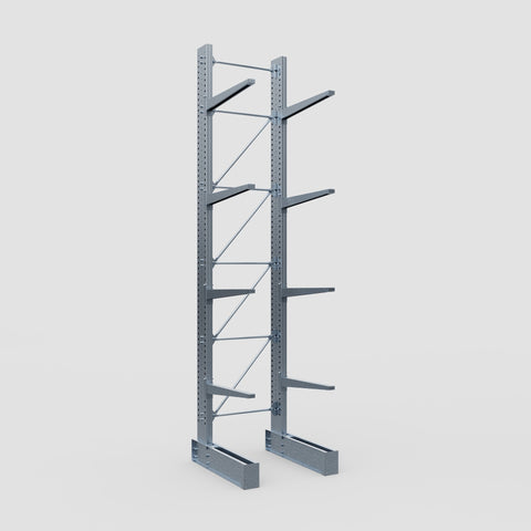 Cantilever Rack - Single Sided - Ultra Heavy Duty - Hot Dip Galvanized - Full Bay - Height 5791mm