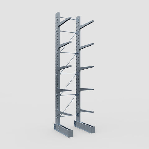 Cantilever Rack - Single Sided - Super Heavy Duty - Hot Dip Galvanized - Full Bay - Height 5791mm