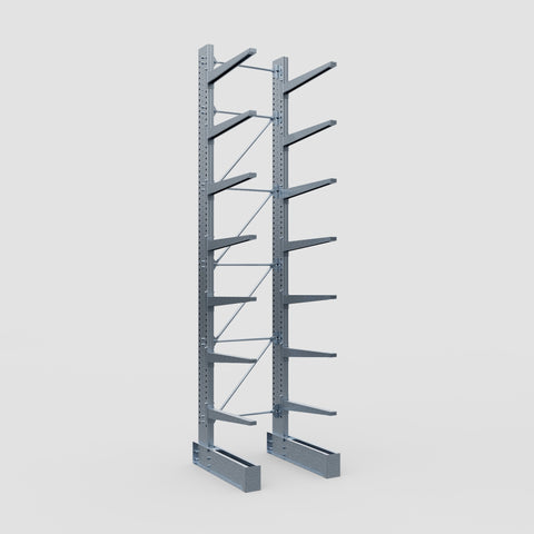 Cantilever Rack - Single Sided - Heavy Duty - Hot Dip Galvanized - Full Bay - Height 5791mm