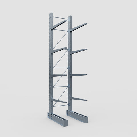 Cantilever Rack - Single Sided - Heavy Duty - Hot Dip Galvanized - Full Bay - Height 5791mm