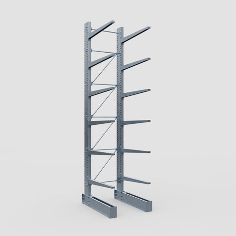 Cantilever Rack - Single Sided - Ultra Heavy Duty - Hot Dip Galvanized - Full Bay - Height 5791mm