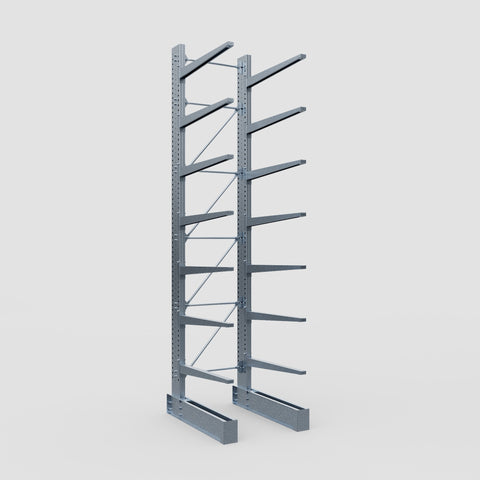 Cantilever Rack - Single Sided - Heavy Duty - Hot Dip Galvanized - Full Bay - Height 5791mm