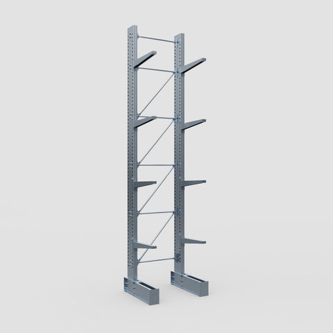 Cantilever Rack - Single Sided - Heavy Duty - Hot Dip Galvanized - Full Bay - Height 5791mm