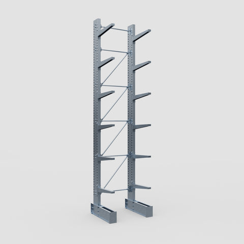 Cantilever Rack - Single Sided - Heavy Duty - Hot Dip Galvanized - Full Bay - Height 5791mm