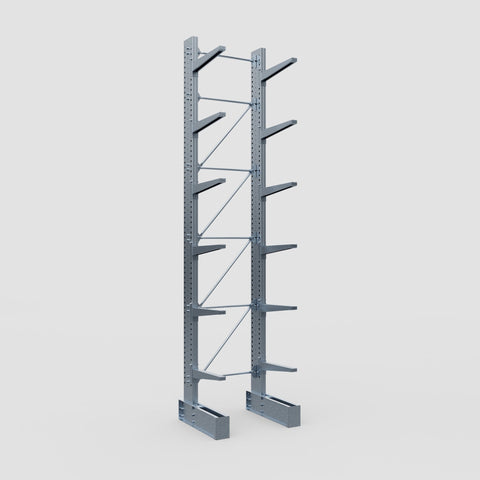 Cantilever Rack - Single Sided - Ultra Heavy Duty - Hot Dip Galvanized - Full Bay - Height 5791mm