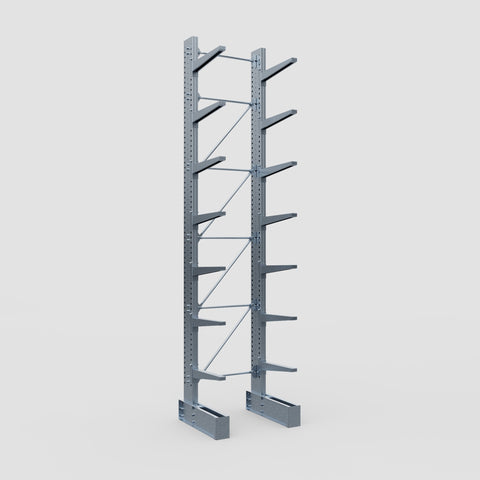 Cantilever Rack - Single Sided - Heavy Duty - Hot Dip Galvanized - Full Bay - Height 5791mm