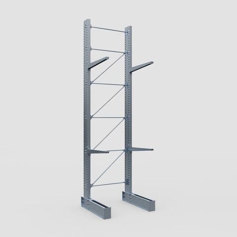 Cantilever Rack - Single Sided - Heavy Duty - Hot Dip Galvanized - Full Bay - Height 5791mm