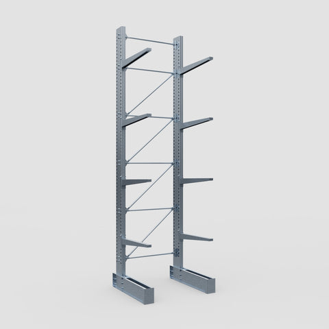 Cantilever Rack - Single Sided - Heavy Duty - Hot Dip Galvanized - Full Bay - Height 5791mm