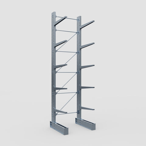 Cantilever Rack - Single Sided - Ultra Heavy Duty - Hot Dip Galvanized - Full Bay - Height 5791mm