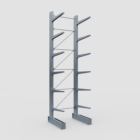 Cantilever Rack - Single Sided - Super Heavy Duty - Hot Dip Galvanized - Full Bay - Height 5791mm