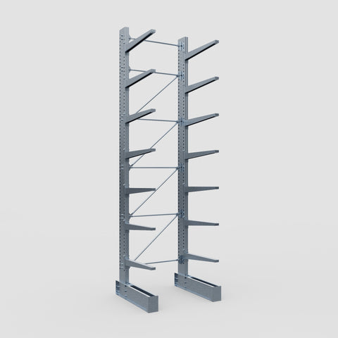 Cantilever Rack - Single Sided - Heavy Duty - Hot Dip Galvanized - Full Bay - Height 5791mm