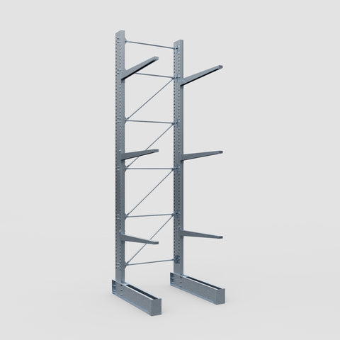 Cantilever Rack - Single Sided - Heavy Duty - Hot Dip Galvanized - Full Bay - Height 5791mm