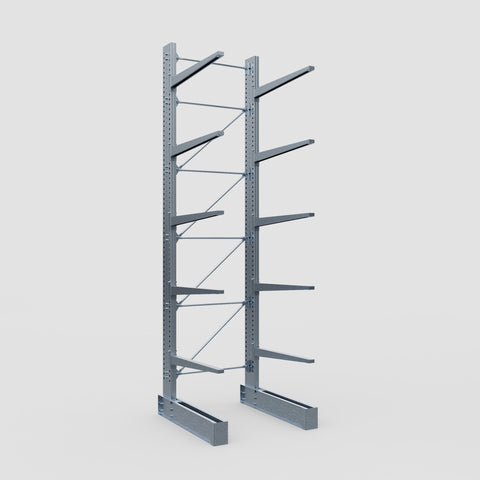 Cantilever Rack - Single Sided - Heavy Duty - Hot Dip Galvanized - Full Bay - Height 5791mm