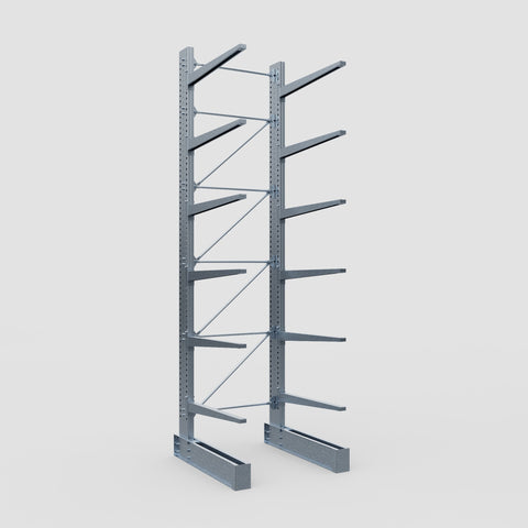 Cantilever Rack - Single Sided - Heavy Duty - Hot Dip Galvanized - Full Bay - Height 5791mm