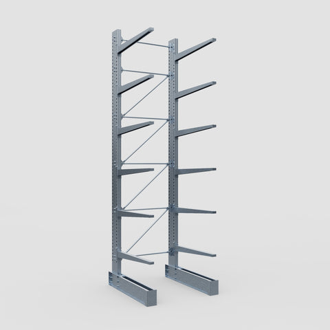 Cantilever Rack - Single Sided - Super Heavy Duty - Hot Dip Galvanized - Full Bay - Height 5791mm