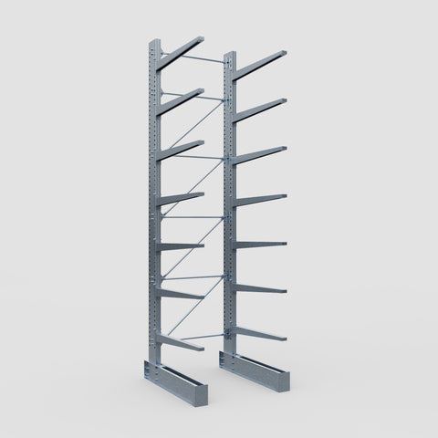 Cantilever Rack - Single Sided - Super Heavy Duty - Hot Dip Galvanized - Full Bay - Height 5791mm