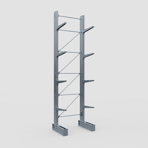 Cantilever Rack - Single Sided - Ultra Heavy Duty - Hot Dip Galvanized - Full Bay - Height 5791mm