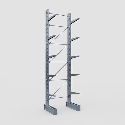 Cantilever Rack - Single Sided - Heavy Duty - Hot Dip Galvanized - Full Bay - Height 5791mm