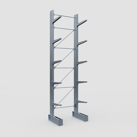 Cantilever Rack - Single Sided - Ultra Heavy Duty - Hot Dip Galvanized - Full Bay - Height 5791mm