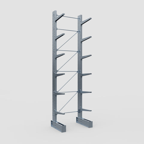 Cantilever Rack - Single Sided - Ultra Heavy Duty - Hot Dip Galvanized - Full Bay - Height 5791mm