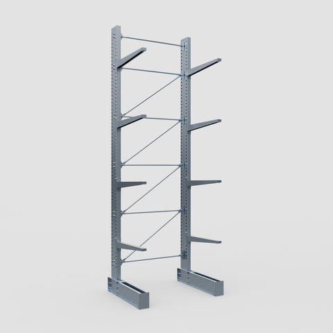 Cantilever Rack - Single Sided - Heavy Duty - Hot Dip Galvanized - Full Bay - Height 5791mm