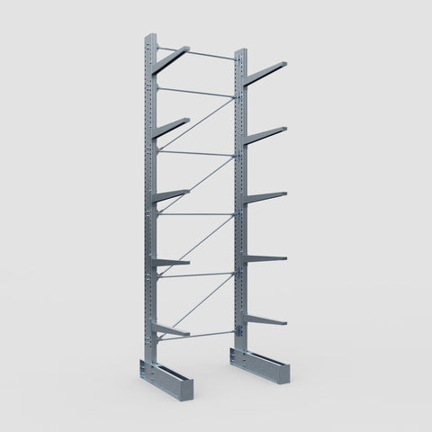 Cantilever Rack - Single Sided - Ultra Heavy Duty - Hot Dip Galvanized - Full Bay - Height 5791mm