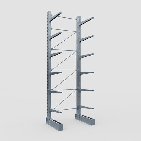 Cantilever Rack - Single Sided - Ultra Heavy Duty - Hot Dip Galvanized - Full Bay - Height 5791mm
