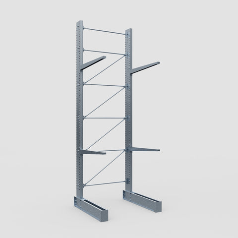 Cantilever Rack - Single Sided - Heavy Duty - Hot Dip Galvanized - Full Bay - Height 5791mm