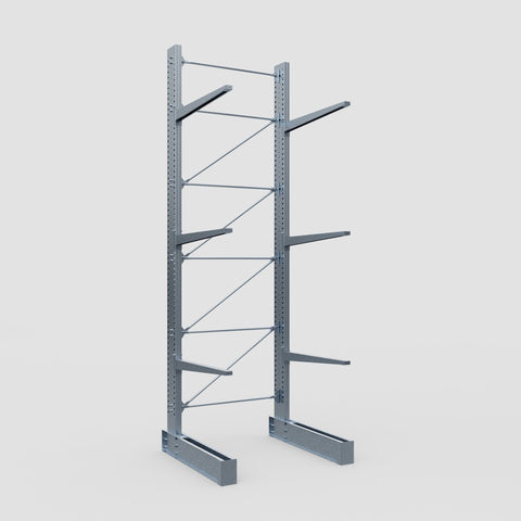 Cantilever Rack - Single Sided - Heavy Duty - Hot Dip Galvanized - Full Bay - Height 5791mm